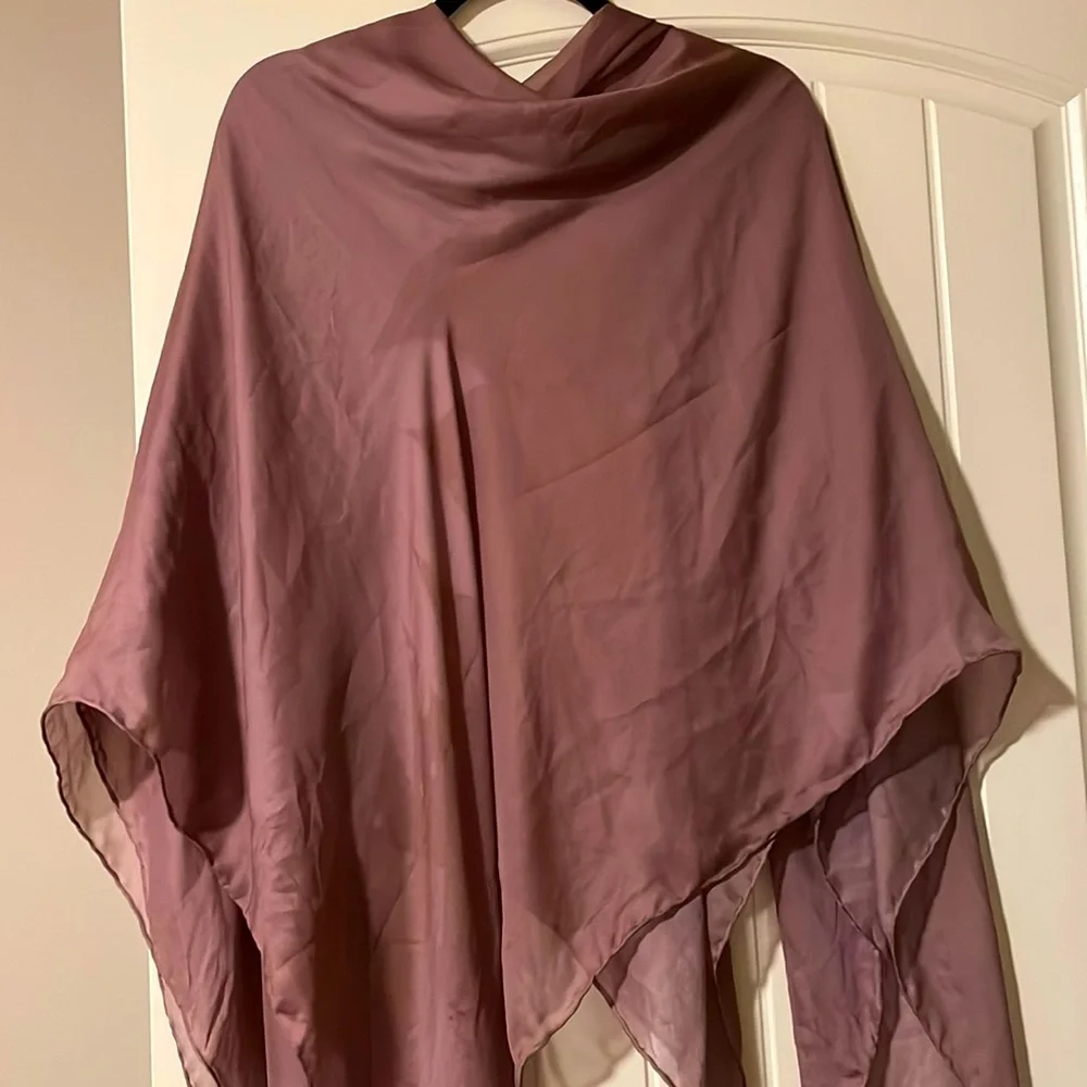 Silky Mauve Women's Wrap Scarf